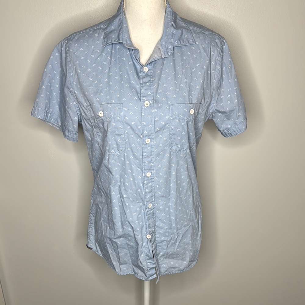 EXPRESS light Blue Men's Shirt